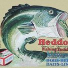 Heddon Fishing Tackle - Leaping Bass TIN SIGN
