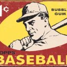 1959 Topps Baseball wrapper reproduction TIN SIGN