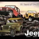 Jeep - 60 Years of Tradition TIN SIGN