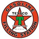 Texaco Gasoline & Oil / Filling Station TIN SIGN