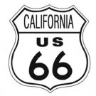 US Route 66 California TIN SIGN