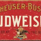 Anheuser-Busch Budweiser - WEATHERED TIN SIGN