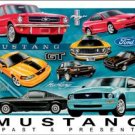 Ford Mustang Chronology Past & Present TIN SIGN