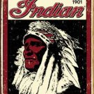 Indian MotorcyclesChief  WEATHERED TIN SIGN