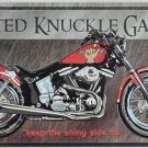 Busted Knuckle Garage Motorcycle TIN SIGN
