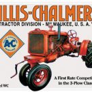 Allis Chalmers - Model U Tractor TIN SIGN