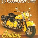 1953 Indian Motorcycles Roadmaster Chief TIN SIGN