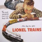 Model Railroad - Lionel Train Boy's Dream TIN SIGN