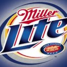 Miller Lite Beer BRUSHED METAL SIGN