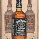 'Jack Daniel's Whiskey - Charcoal Mellowed drop by drop' TIN SIGN