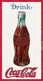 Coke - Coca Cola - 1915 bottle TIN SIGN
