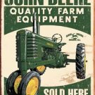 John Deere Tractors - 'Quality Farm Equipment Sold Here' TIN SIGN
