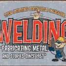Busted Knuckle Garage Welding & Fabricating TIN SIGN