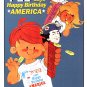 Pez says Happy Birthday America TIN SIGN