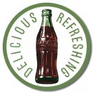 Coke - Coca Cola 60's bottle & logo TIN SIGN