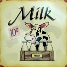 Fresh Milk TIN SIGN