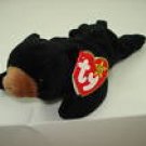 TY BEANIE BABY Blackie the Black BEAR *Both Tags* CUB