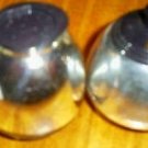 CHROME COFFEE POT & TEA POT SALT & PEPPER SHAKER SET