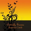 500 Butterfly Sunrise Business Cards
