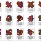 Retro Alphabet designs