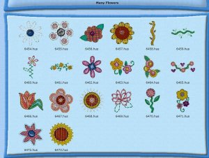 Many Flowers Pack