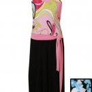 Rare Editions Pink Paisley Gaucho Sz 12 NWT