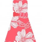 Rare Editions Coral Halter Dress Sz 12 NWT