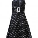 Rare Editions Black and White Halter Dress-Sz 6-NWT