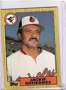 1987 Topps Jackie Gutierrez