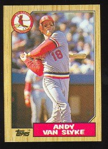 1987 Topps Andy Van Slyke