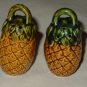 Vintage Handled Pineapple Shape Salt & Pepper Shakers
