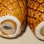 Vintage Handled Pineapple Shape Salt & Pepper Shakers
