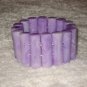 Lavender Swirl Purple Expansion Stretch Bracelet