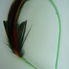 Multi-colour feather Hair-band