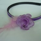 Purple & pink flower Hair-band