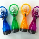 Water spray fan