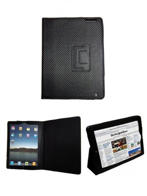 Ipad Cover (Carbon fiber woven)