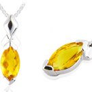 citrine pendant