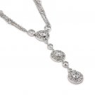 Elegant Dangling Round Necklace