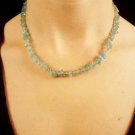 Aquamarine 16in Necklace Lobster Claw Clasp