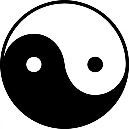 Yin Yang Zen Vinyl Wall Decal