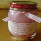 Unique!! Personalized Baby Food Jar Candles - Great Shower Favors