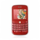 B100 Dual Card Quad Band Trackball JAVA QWERTY Keypad Cell Phone Red