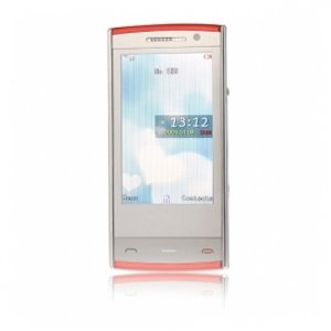 X6+ Dual Card Quad Band Dual Camera Flashlight TV Function JAVA 3.0 Inch Flat Touch Screen  Phone