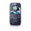 WE72 Dual Card Quad Band Dual Camera Flashlight TV JAVA WIFI Metal Cover QWERTY Keypad Cell Phone