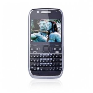 WE72 Dual Card Quad Band Dual Camera Flashlight TV JAVA WIFI Metal Cover QWERTY Keypad Cell Phone