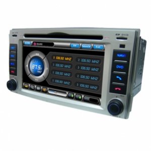 7.0 Inch 2 Din Car DVD Player HL-8708G with GPS Special for Hyundai 09 NEW SANTA FE