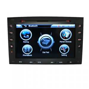 7.0 Inch Digital Screen 2 DIN In Dash Car DVD Player HL-8741GB with GPS Special for Renault Megane