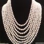 8 strand water freshwater cultured pearl necklace