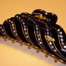 Swarovski crystal alligator barrette hair clip